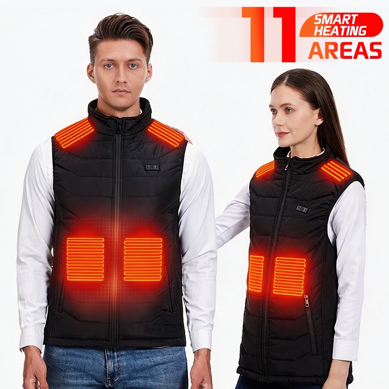 Fishing Vest - 11 Areas Smart Heating Vest USB