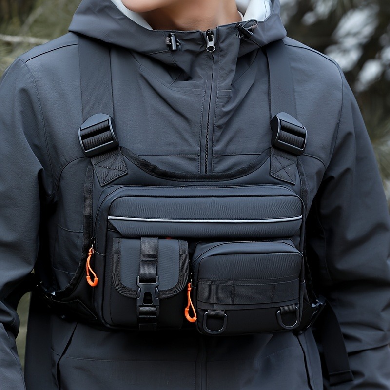 Men's Tactical Chest Bag, Runn - огляд і ціна Fishing Vest