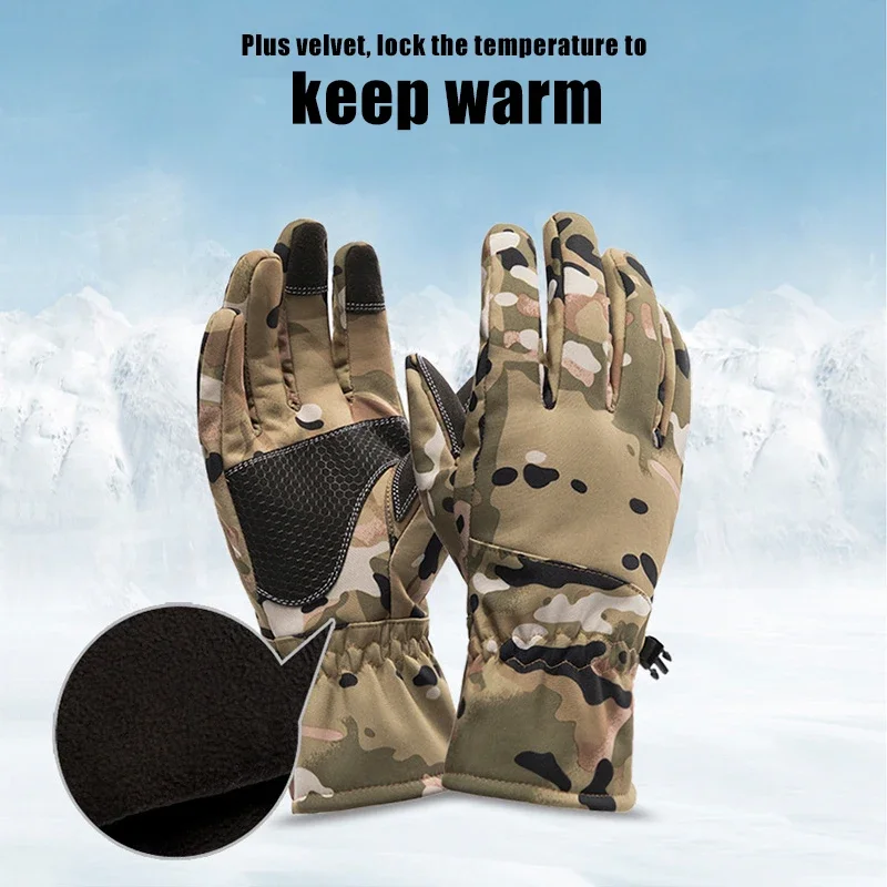 Winter Waterproof Camouflage H - огляд і ціна Fishing Gloves