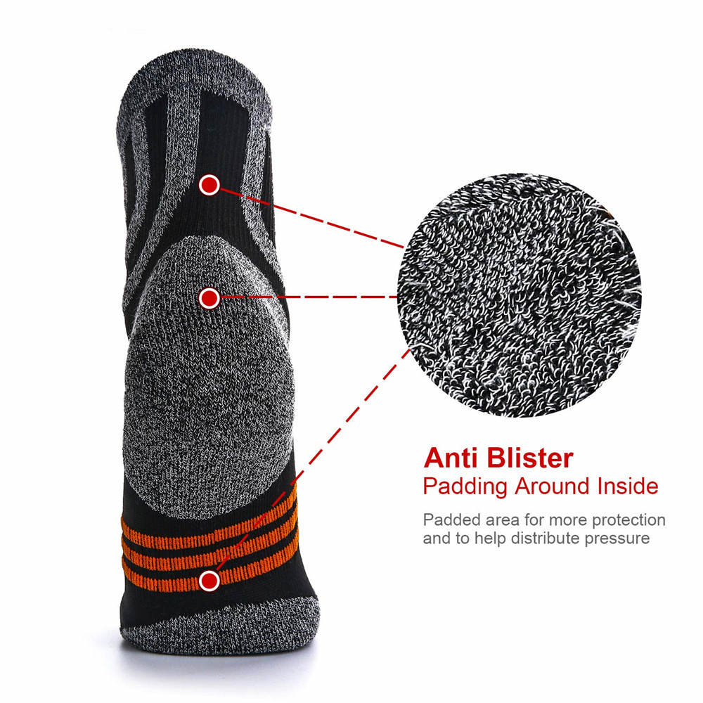 5 Pairs Socks Men Anti Blister - огляд і ціна Fishing Socks